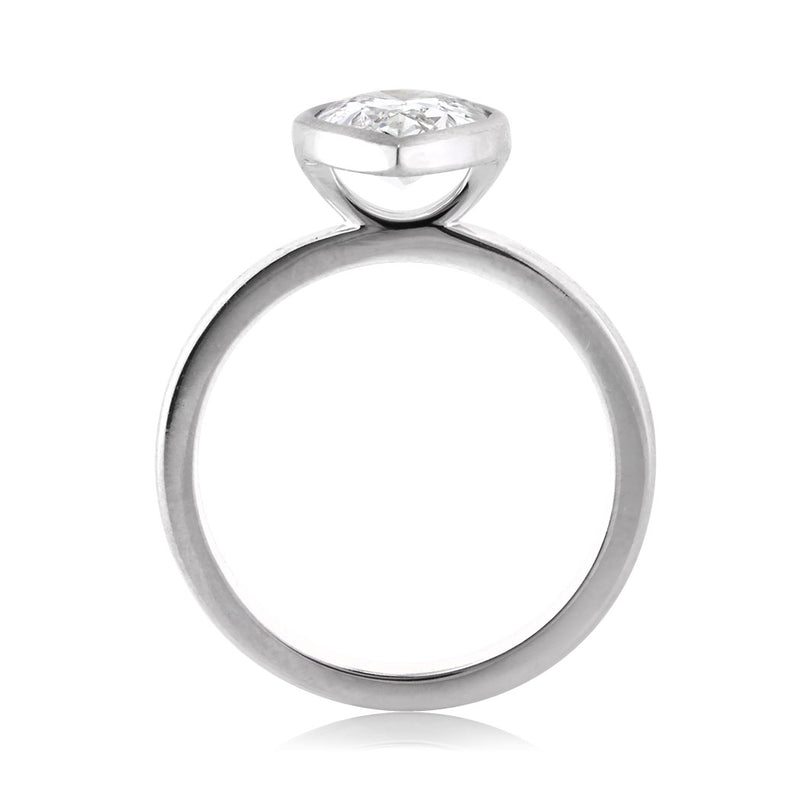 1.61ct Pear Shaped Diamond Solitaire Engagement Ring