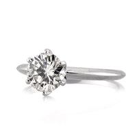 1.24ct Round Brilliant Cut Diamond Solitaire Engagement Ring