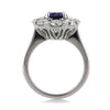 3.18ct Round Brilliant Cut Sapphire and Diamond Engagement Ring
