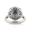 3.18ct Round Brilliant Cut Sapphire and Diamond Engagement Ring