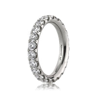 2.00ct Round Brilliant Cut Diamond Eternity Band in Platinum