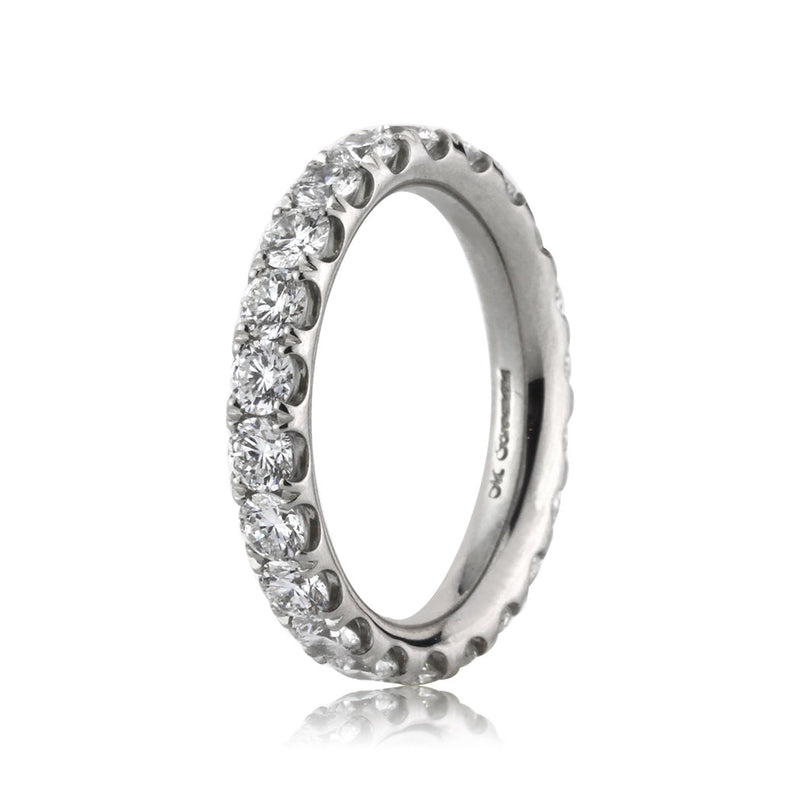 2.00ct Round Brilliant Cut Diamond Eternity Band in Platinum