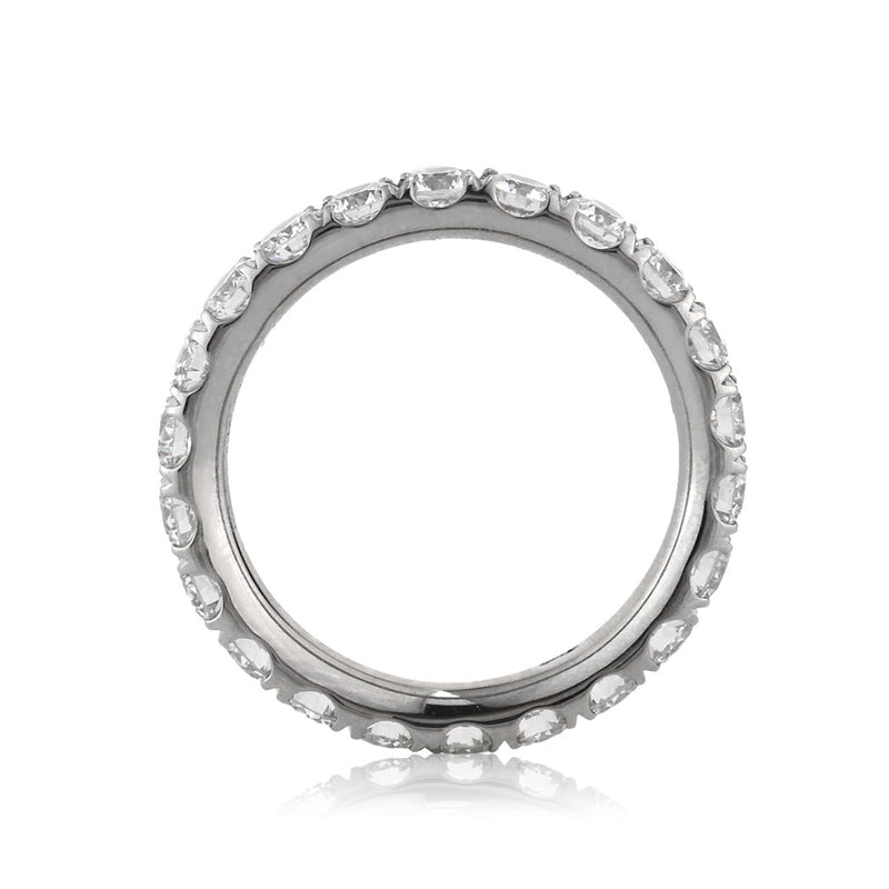 2.00ct Round Brilliant Cut Diamond Eternity Band in Platinum