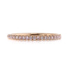 0.30ct Fancy Pink Round Brilliant Cut Diamond Wedding Band