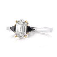 1.16ct Emerald Cut Diamond Engagement Ring