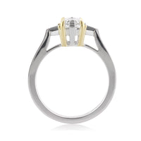 1.16ct Emerald Cut Diamond Engagement Ring