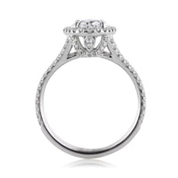 2.87ct Oval Cut Diamond Engagement Ring