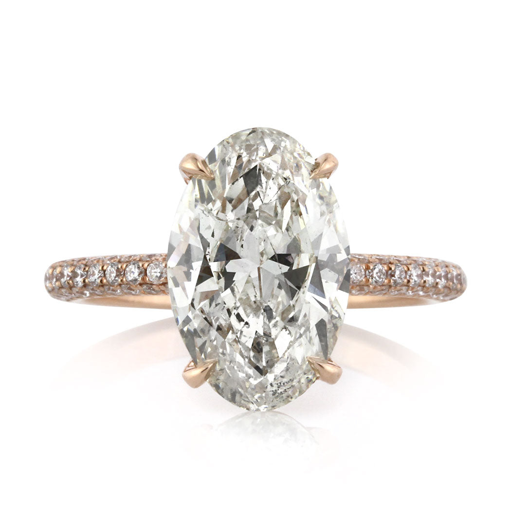 4.51ct Oval Cut Diamond Engagement Ring – Mark Broumand
