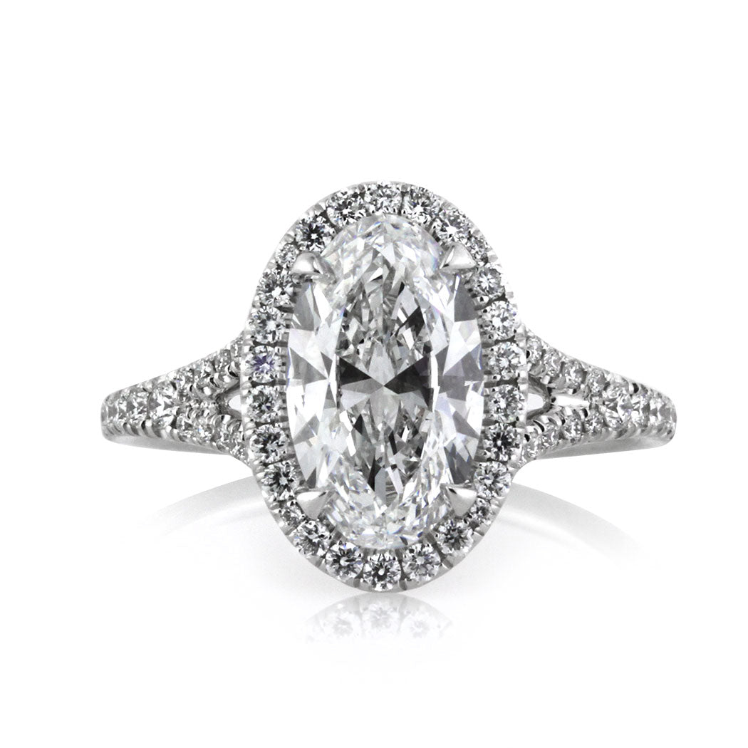 2.31ct Oval Cut Diamond Engagement Ring