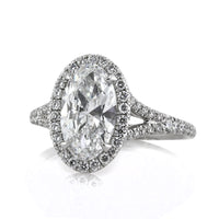 2.31ct Oval Cut Diamond Engagement Ring