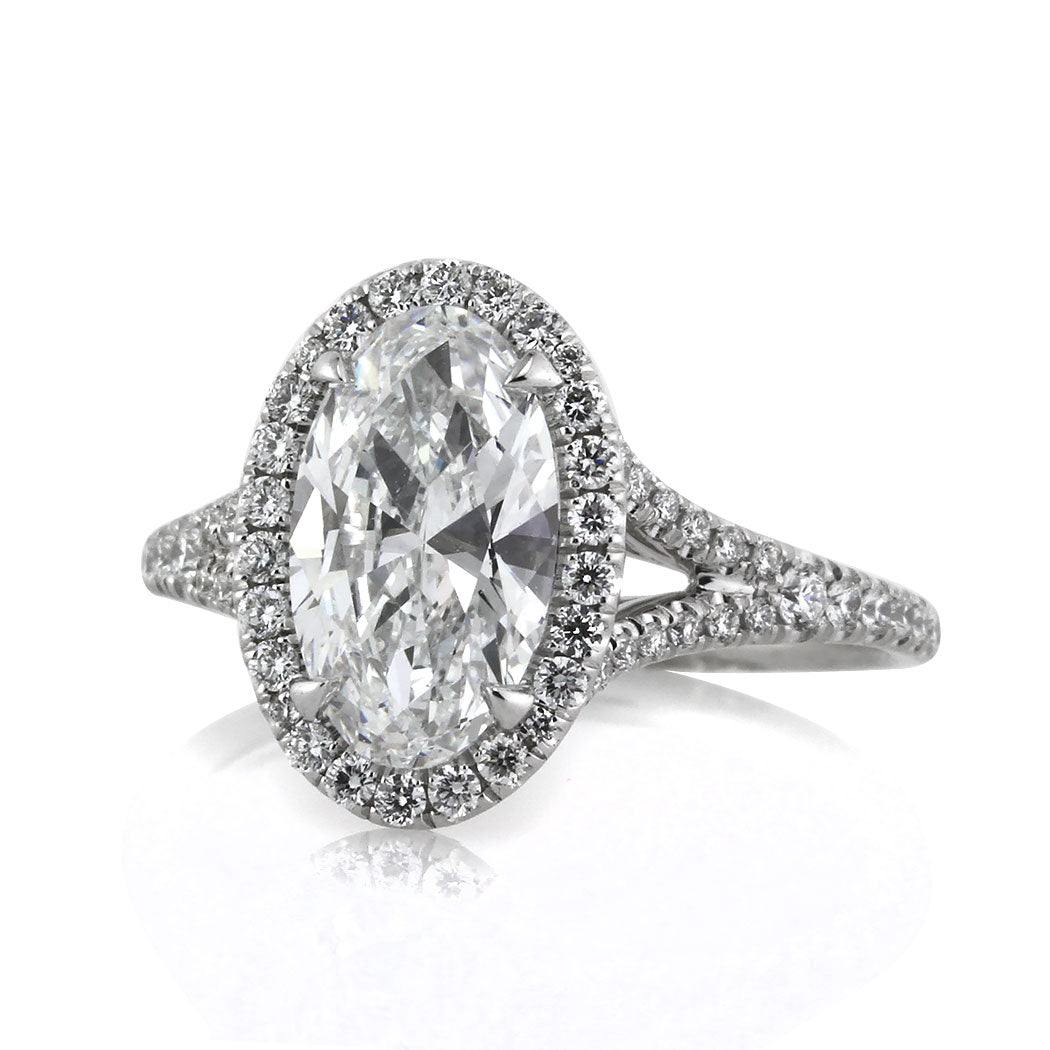 2.31ct Oval Cut Diamond Engagement Ring