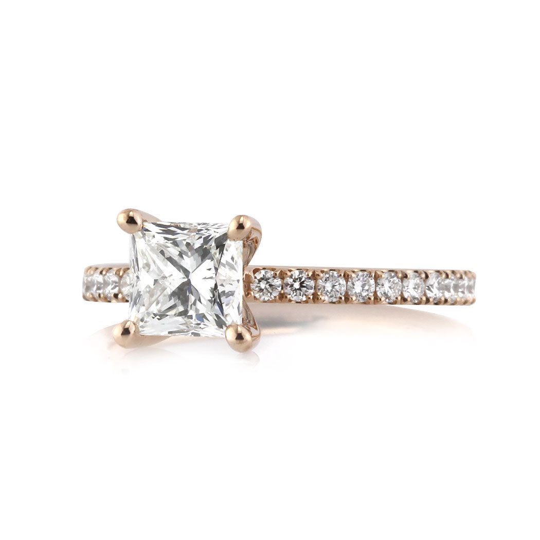 1.76ct Princess Cut Diamond Engagement Ring