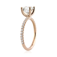 1.76ct Princess Cut Diamond Engagement Ring