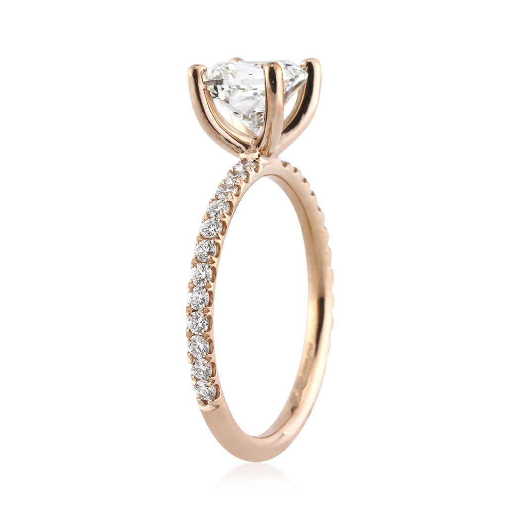 1.76ct Princess Cut Diamond Engagement Ring