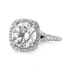 4.91ct Round Brilliant Cut Diamond Engagement Ring