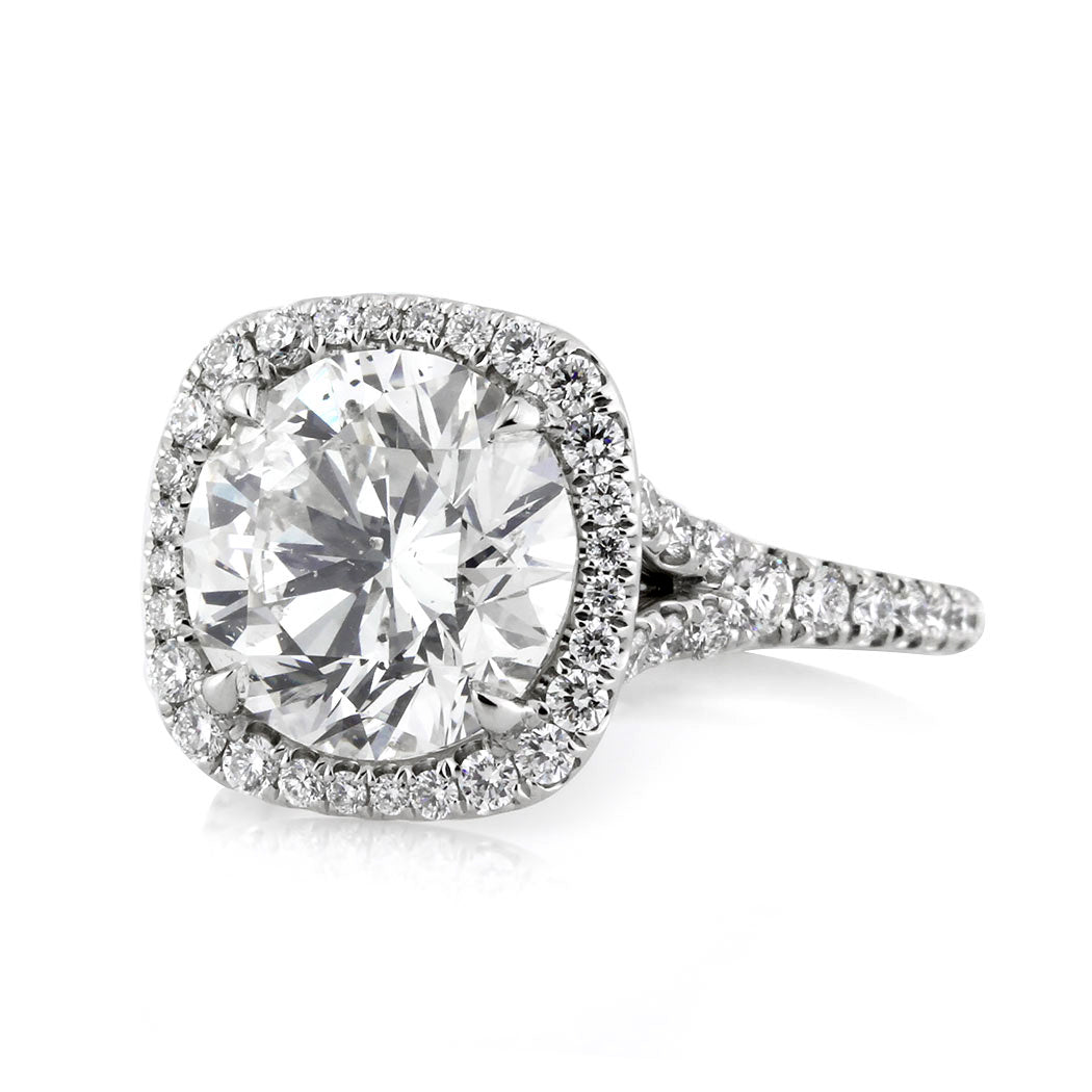 4.91ct Round Brilliant Cut Diamond Engagement Ring
