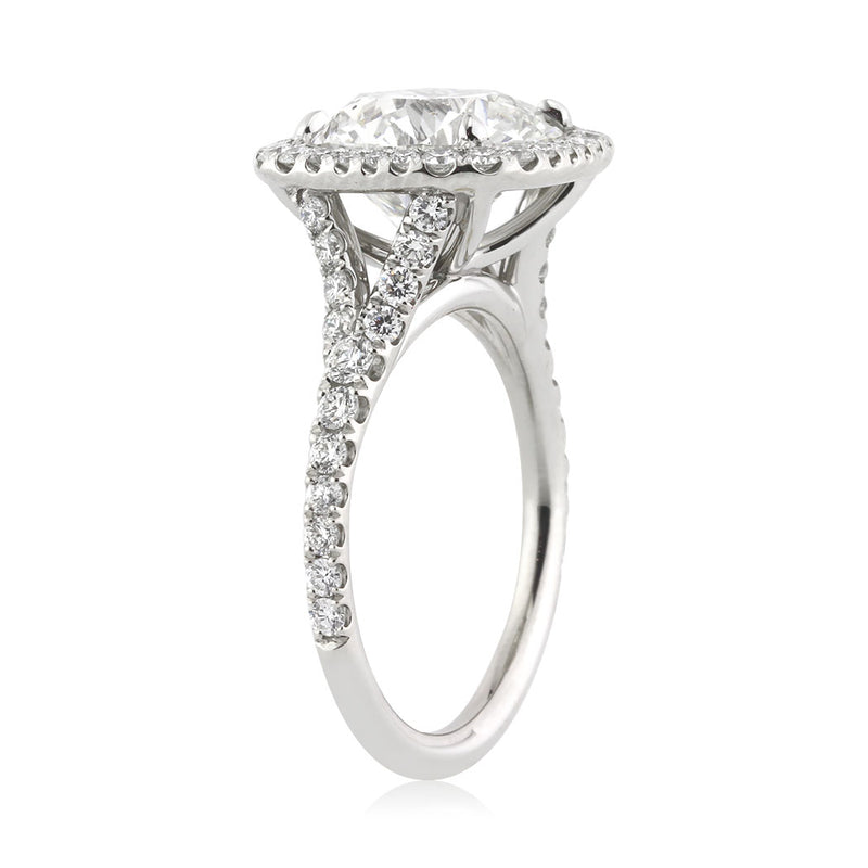 4.91ct Round Brilliant Cut Diamond Engagement Ring