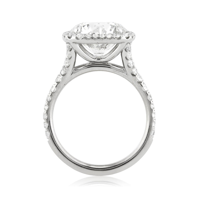 4.91ct Round Brilliant Cut Diamond Engagement Ring