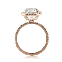 4.13ct Round Brilliant Cut Diamond Engagement Ring