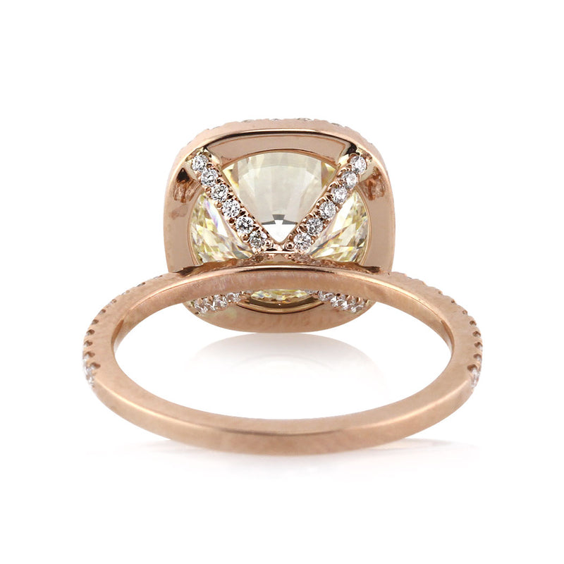 4.13ct Round Brilliant Cut Diamond Engagement Ring