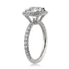 3.91ct Cushion Cut Diamond Engagement Ring