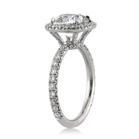 3.91ct Cushion Cut Diamond Engagement Ring