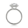 3.91ct Cushion Cut Diamond Engagement Ring