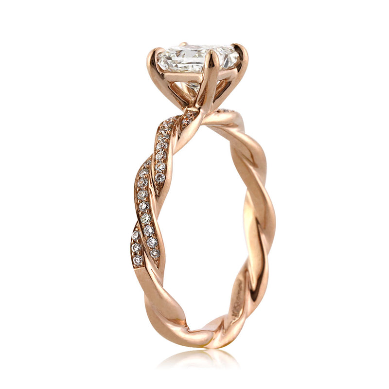 1.25ct Princess Cut Diamond Engagement Ring