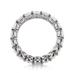 4.50ct Oval Cut Diamond Eternity Band in 18k White Gold