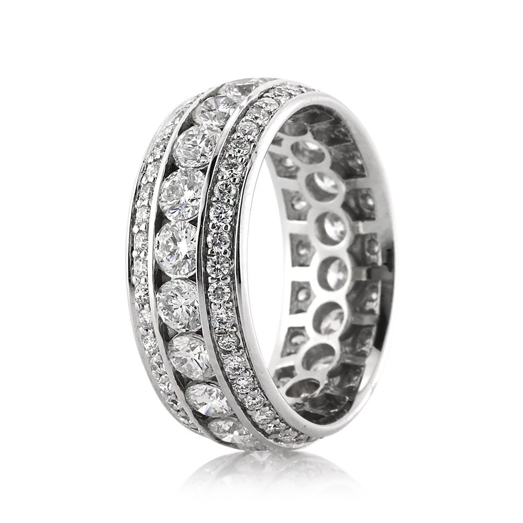 3.50ct Round Brilliant Cut Diamond Eternity Band