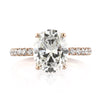 3.55ct Oval Cut Diamond Engagement Ring