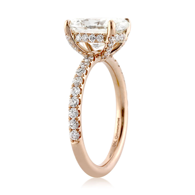 3.55ct Oval Cut Diamond Engagement Ring