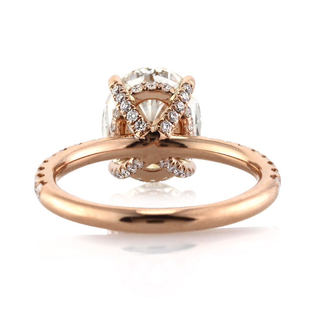 3.55ct Oval Cut Diamond Engagement Ring