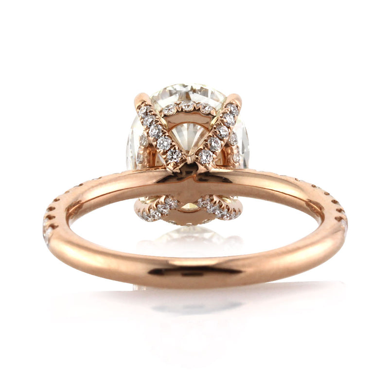 3.55ct Oval Cut Diamond Engagement Ring