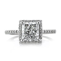 2.24ct Princess Cut Diamond Engagement Ring