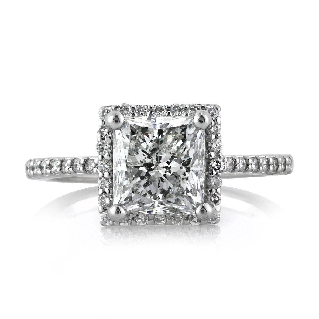 2.24ct Princess Cut Diamond Engagement Ring