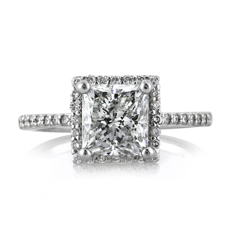 2.24ct Princess Cut Diamond Engagement Ring