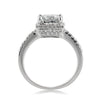 2.24ct Princess Cut Diamond Engagement Ring