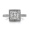 1.86ct Princess Cut Diamond Engagement Ring