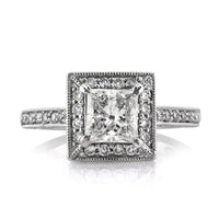 1.86ct Princess Cut Diamond Engagement Ring