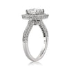 1.86ct Princess Cut Diamond Engagement Ring