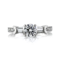 1.05ct Round Brilliant Cut Diamond Engagement Ring
