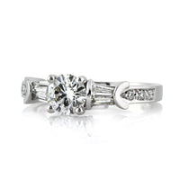 1.05ct Round Brilliant Cut Diamond Engagement Ring