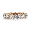 3.90ct Round Brilliant Cut Diamond Eternity Band in 18k Rose Gold