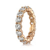 3.90ct Round Brilliant Cut Diamond Eternity Band in 18k Rose Gold