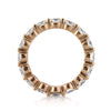 3.90ct Round Brilliant Cut Diamond Eternity Band in 18k Rose Gold