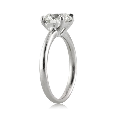 2.21ct Round Brilliant Cut Diamond Solitaire Engagement Ring