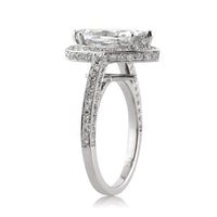 3.01ct Marquise Cut Diamond Engagement Ring
