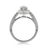 3.01ct Marquise Cut Diamond Engagement Ring