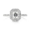 1.16ct Emerald Cut Diamond Engagement Ring